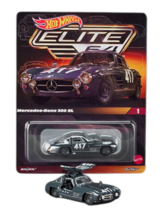 HotWheels ELITE 64 Mercedes benz 300 sl Imported Premium rlc 1:64 Scale ( With Protector) HNG51