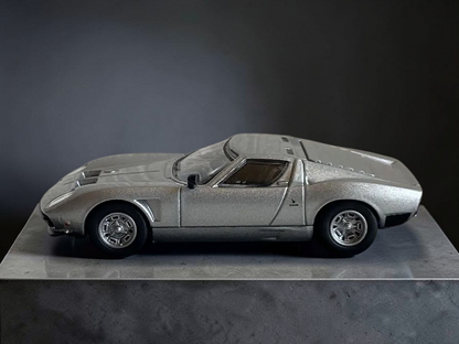 Kyosho Lamborghini Miura Jota Silver Minicar Collection IV 1:64 Scale