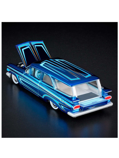 HotWheels Chevrolet 1959 Brookwood RLC 1:64 RLC (With Acrylic Case)