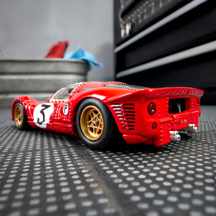 Hotwheels elite 64 1967 ferrari 330 p4 imported premium rlc 1:64 Scale (with protector)JCP47