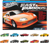 HotWheels Silver Series Fast and Furious pack of 10 Imported Mainline 1:64 scale
