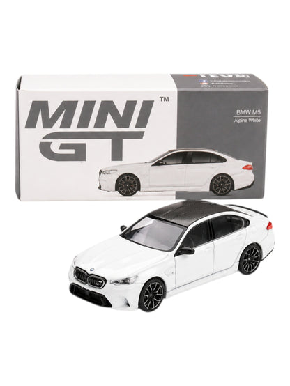 Mini GT BMW M5 Alpine White #1092 1:64 Scale