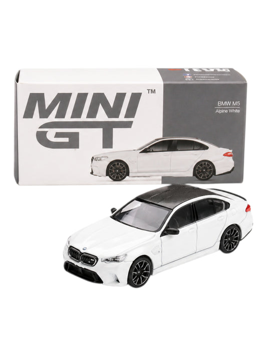 Mini GT BMW M5 Alpine White #1092 1:64 Scale