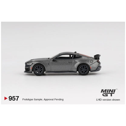 Mini GT Ford Mustang Dark Horse 2024 Carbonized Gray #957 1:64 Scale