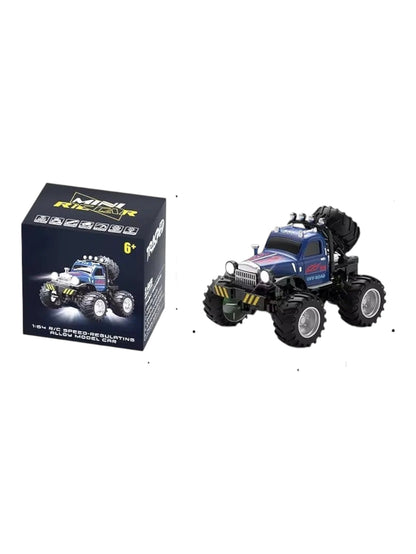 Metal mini rc monster off road car 1:54 scale