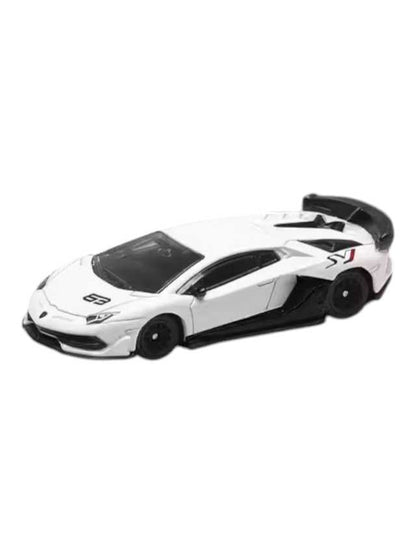 CCA Lamborghini Aventador SVJ White 1:64 Scale Diecast