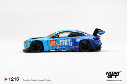Mini GT 1215 'BMW M4 GT3 Evo 90 Fist Team AAI 2025 1:64 Scale Diecast Model