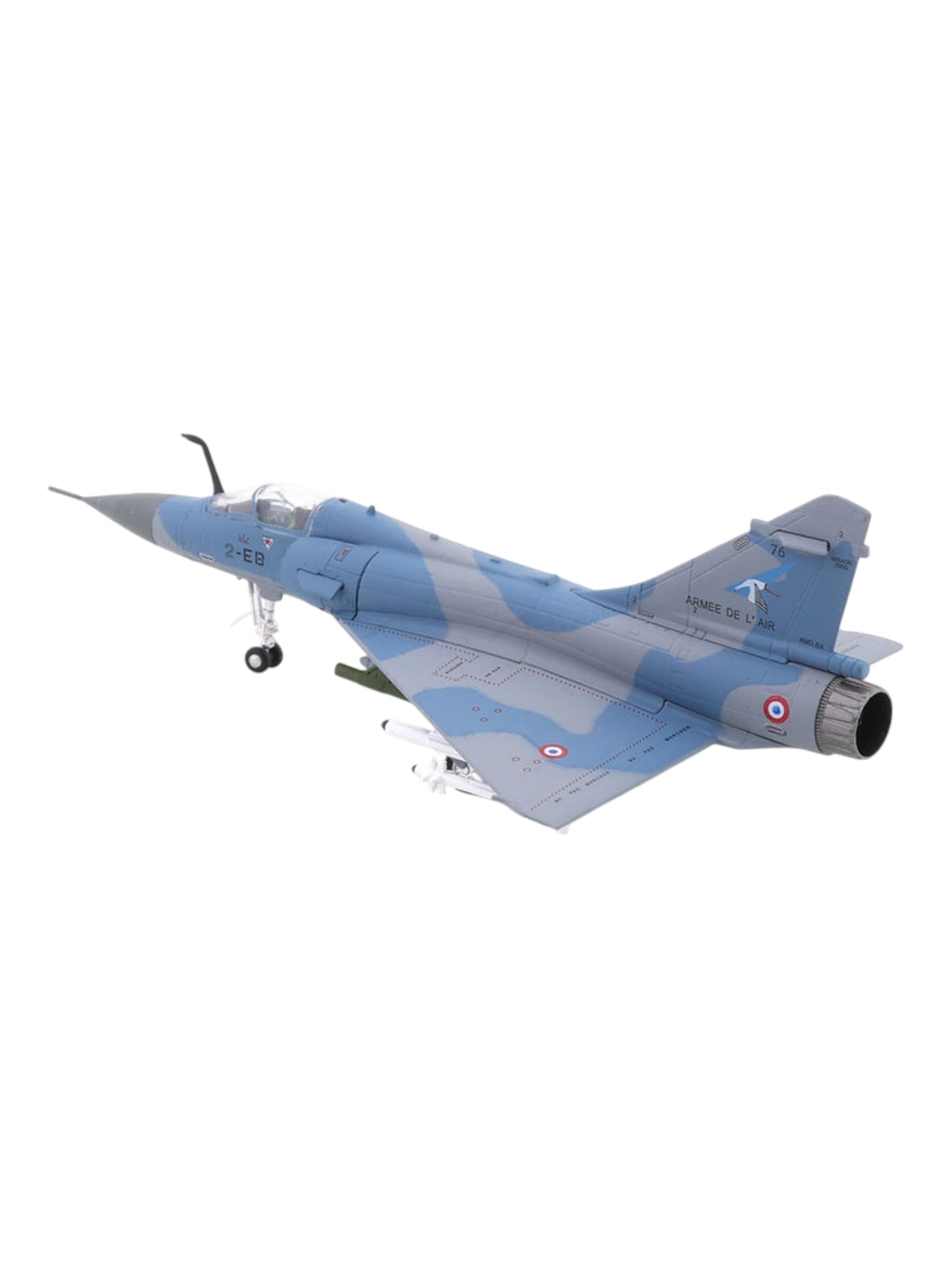 AMER COM Dassault Mirage 2000 French Air Force Diecast Military Aircraft Model | Fighter Jet Collectible 1:100 Scale