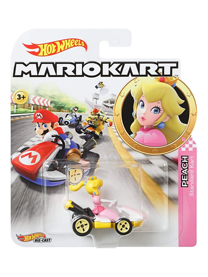 HotWheels Mariokart series princess Peach Standard kart Imported 1:64 Scale