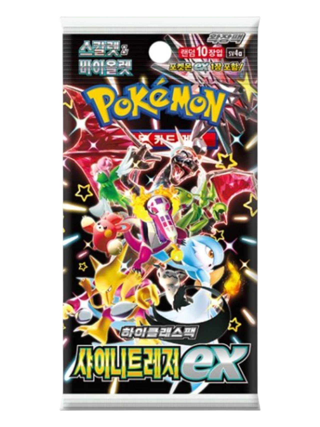 pokemon shiny treasure booster pack (korean)