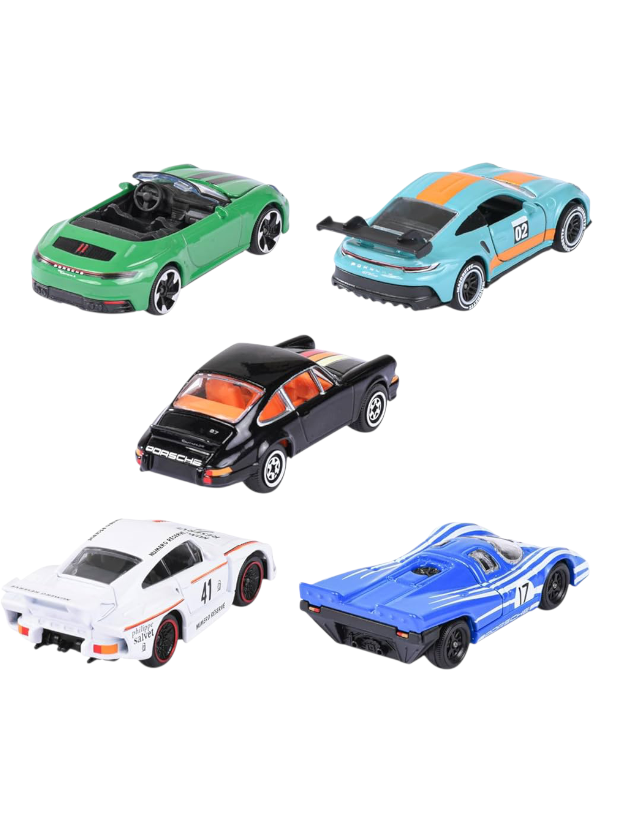 Majorette porsche premium car opening parts suspension 1:64 Scale 8502105002