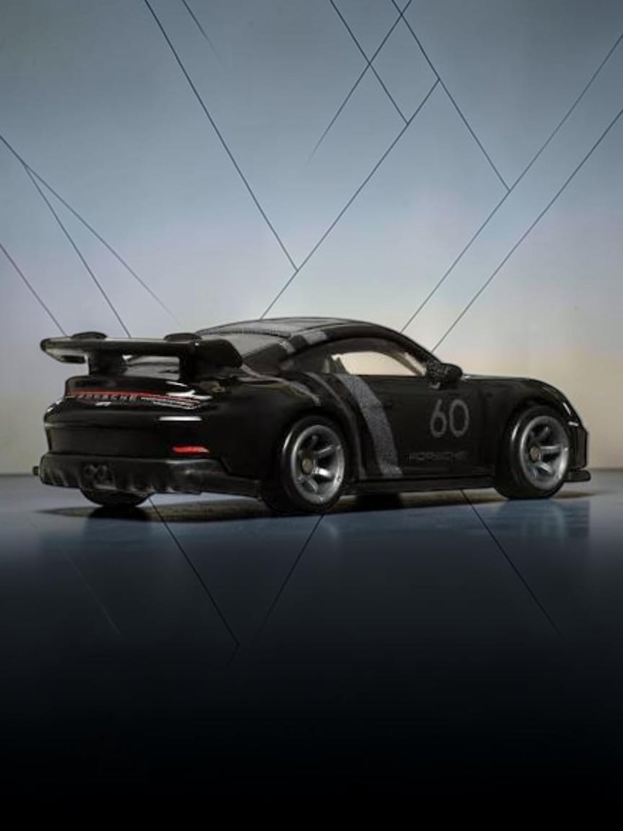 Hotwheels Premium Car Culture 2023 Speed Machines - Porsche 911 GT3 (Black) - 0/5 Chase 1:64 Scale