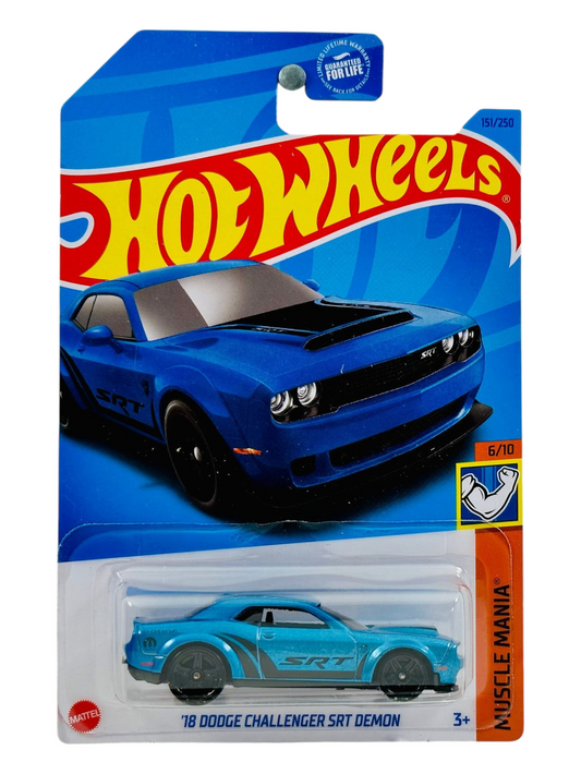 HotWheels 18 Dodge Challenger SRT Demon 1:64 Scale