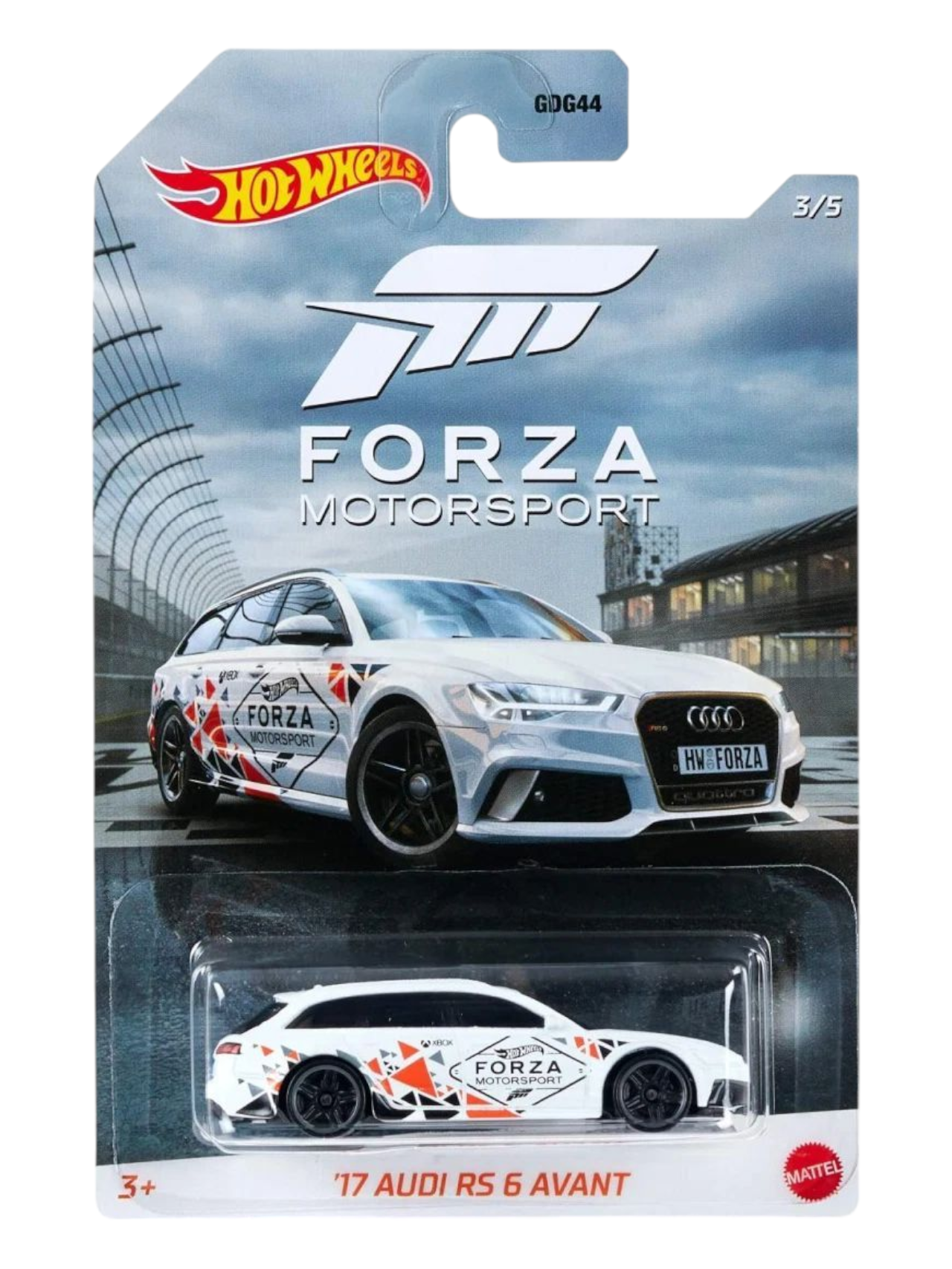 HotWheels Forza Motorsport 17 Audi RS 6 Avant Imported Mainline Card Art 1:64 Scale