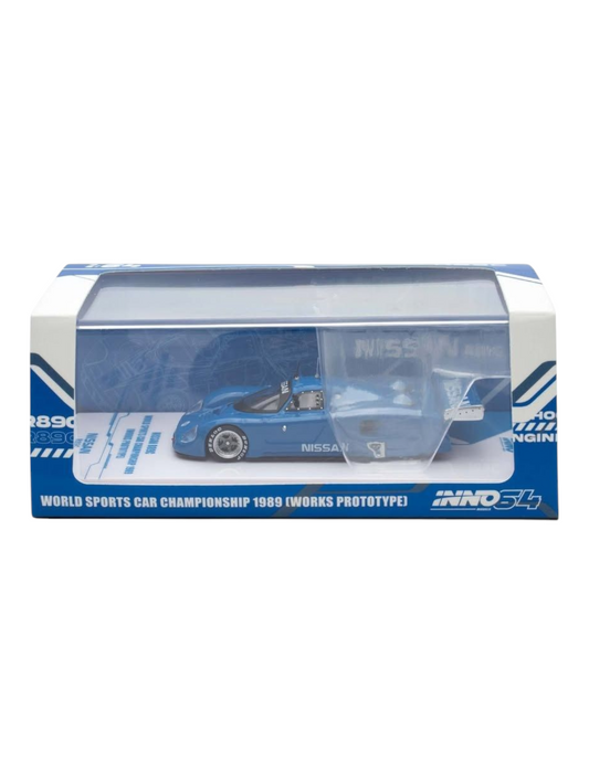 Inno64 Nissan R89C World Sports Car Championship 1989 (Works Prototype) Diecast 1:64 Scale (With Acrylic Case)