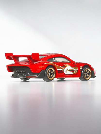 HotWheels Silver Series "Porsche  935 Imported Mainline 1:64 Scale Diecast Model Card Art