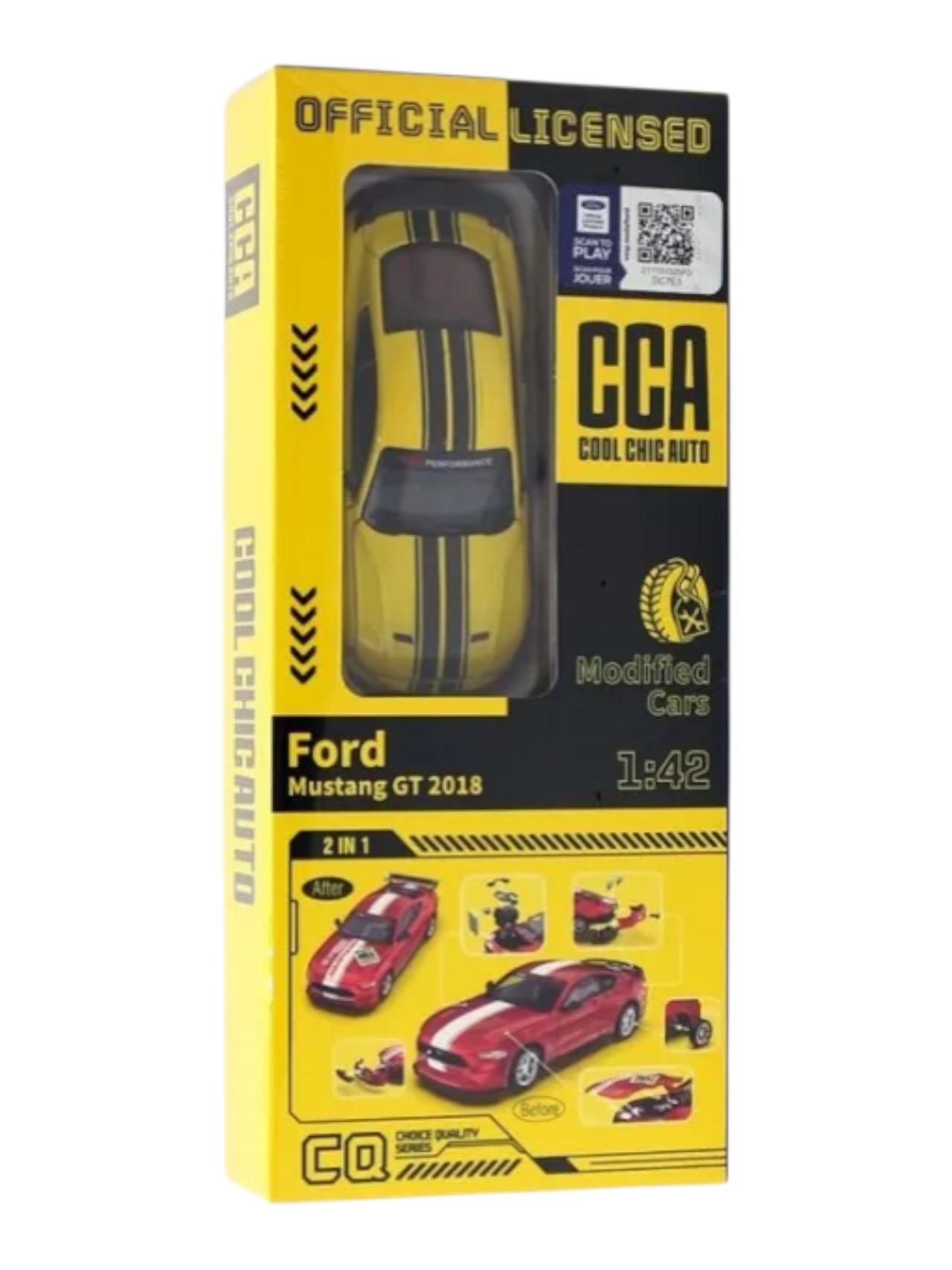 CCA Choice Quality Series Ford Mustang GT 2018 Car Tuning 1:42 Scale