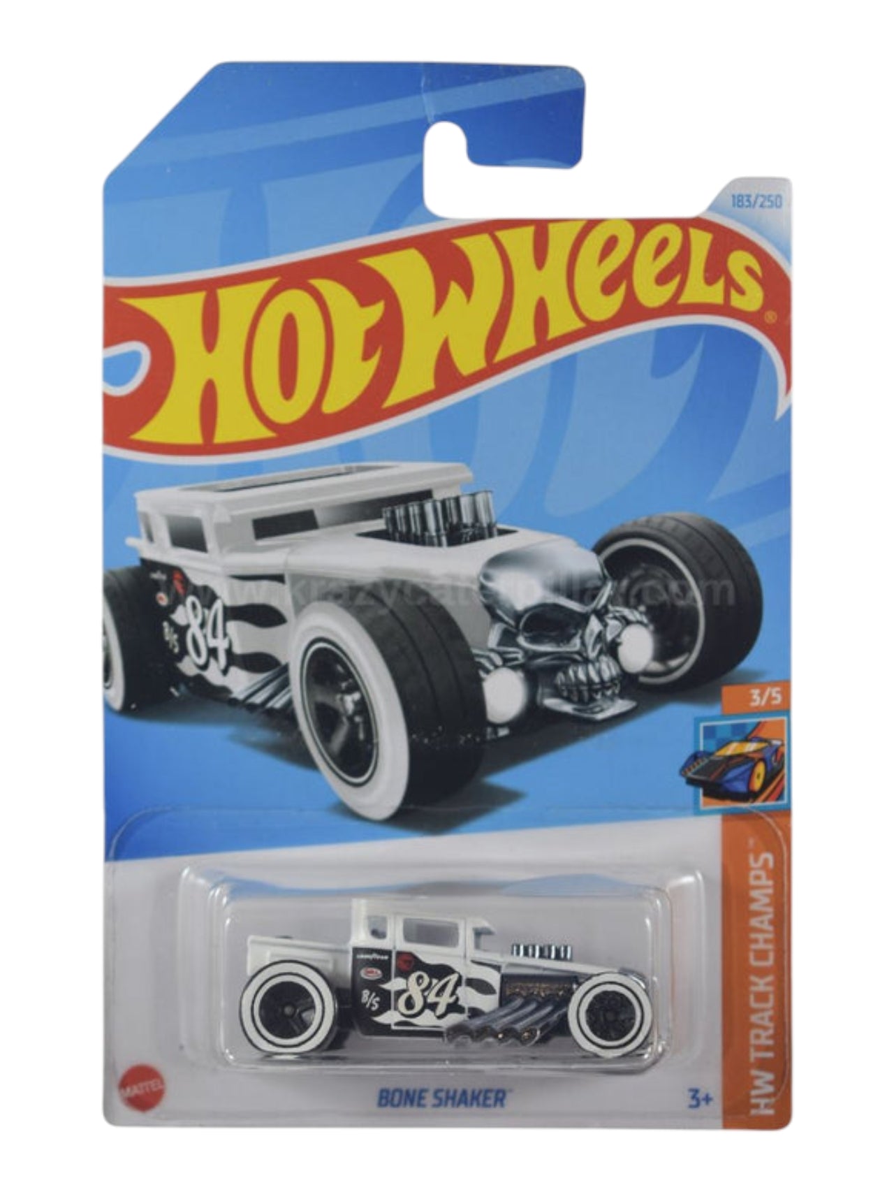 Hotwheels 'Bone Shaker' ( Treasure hunt )Imported Mainline (with protector) 1:64 Scale