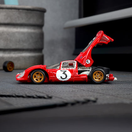 Hotwheels elite 64 1967 ferrari 330 p4 imported premium rlc 1:64 Scale (with protector)JCP47