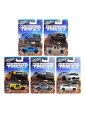 HotWheels Silver Series Performance Trucks Set Of 5 Imported Card Art 1:64 Scale