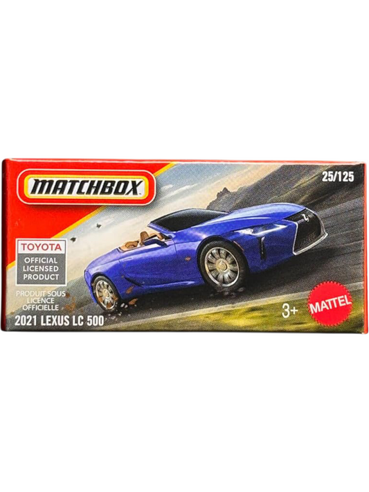 Match Box Power Grabs 2021 Luxes LC 500 1:64 Scale no-25