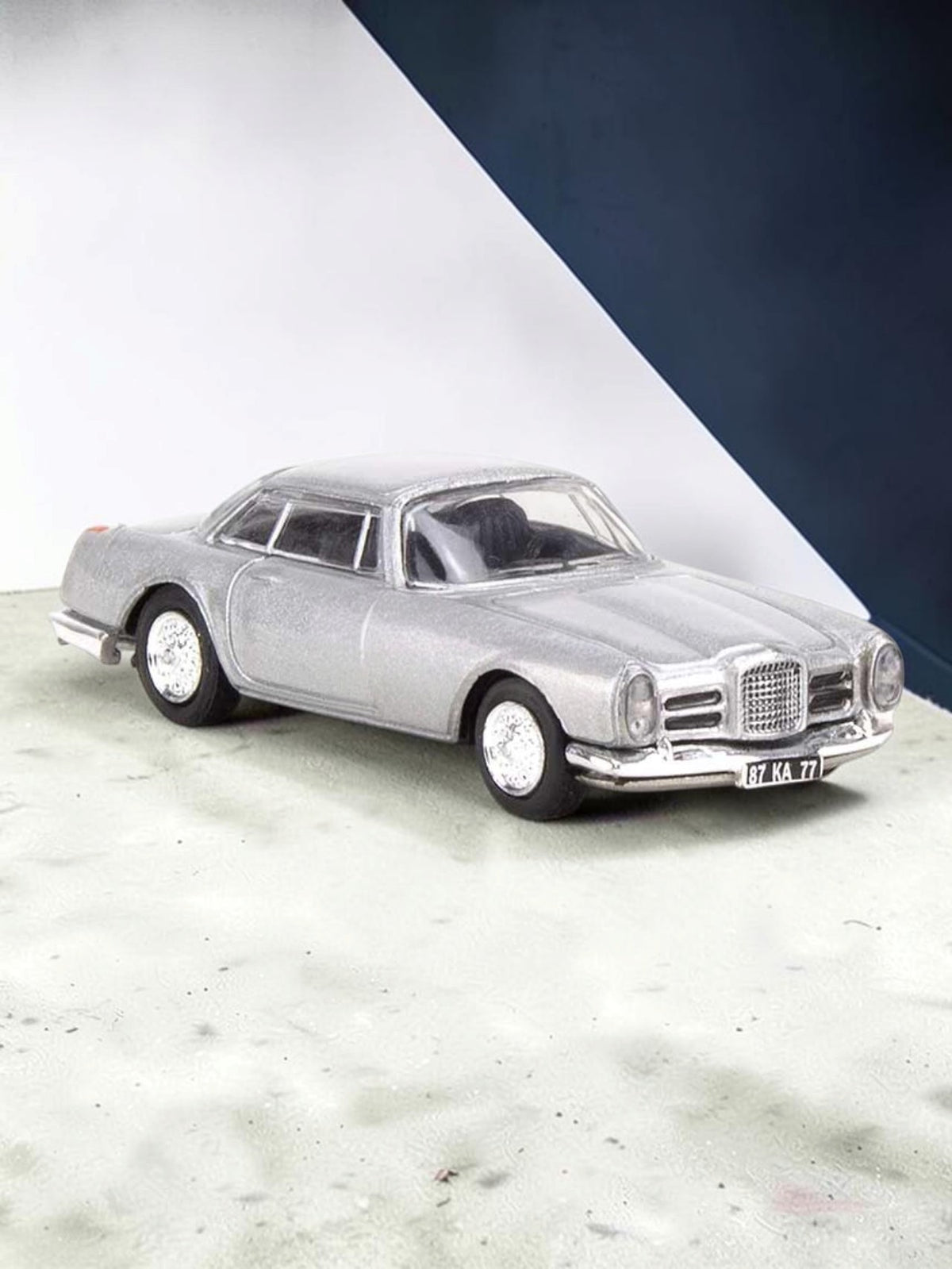 NOREV "Facel Vega II Coupé 1961 Silver Diecast Model Car 1:87 Scale