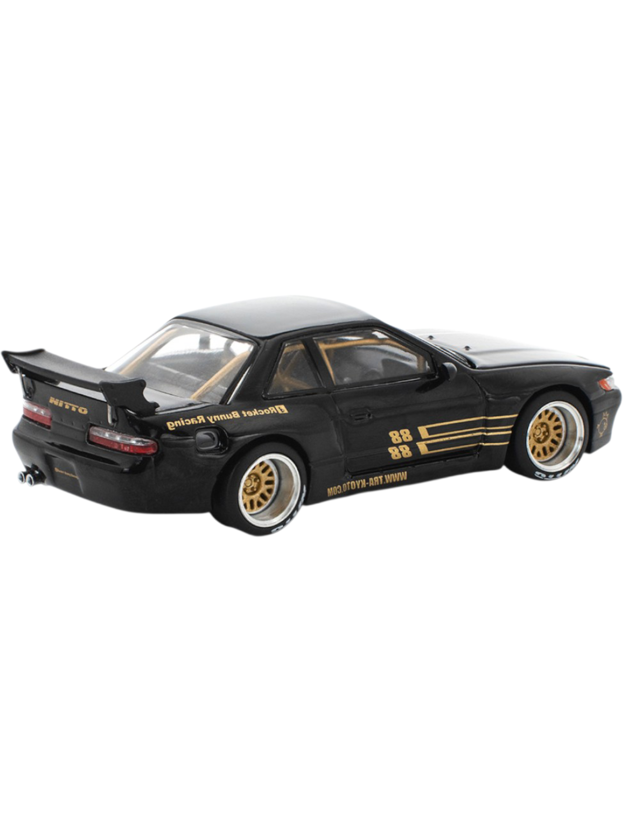 POP RACE #289 PANDEM SILVIA S13 - BLACK 1:64 Scale