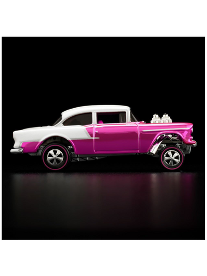 HotWheels 55 Chevy Bel Air Gasser RLC 1:64 Scale (With Protector)