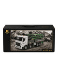 HUINA RC Concrete Pump Truck 1:18 Scale | 11 Functions | Built-in Carry Handle | Remote Control Construction Toy (Code 1381)