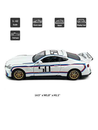 CCA BMW 3.0 CSL 1:42 Scale Diecast (With Acrylic Case)