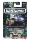Matchbox Willys Jeep Imported Mainline Card Art 1:64 Scale