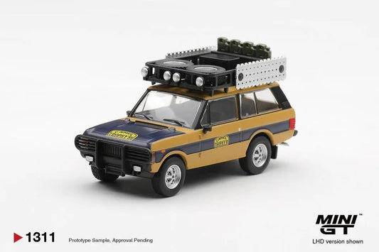 Mini GT 1311 Range Rover 1981 Camel Trophy Sumatra Nsudmann Fhofmann 1:64 Scale Diecast Model Box/Blister