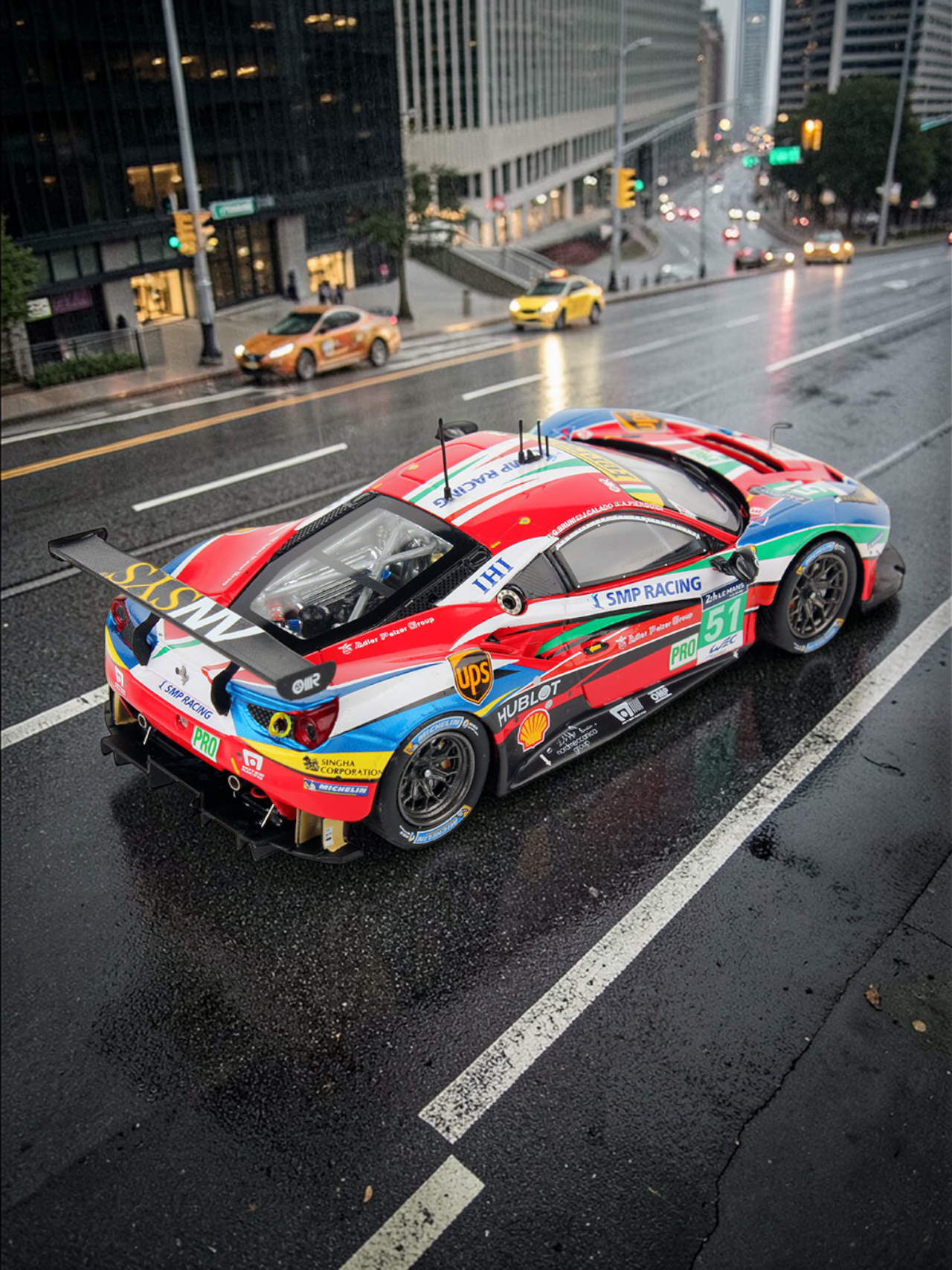 Tarmac works Ferrari 488 GTE Racing Diecast Model 1:64 Scale|Premium Collectible Car