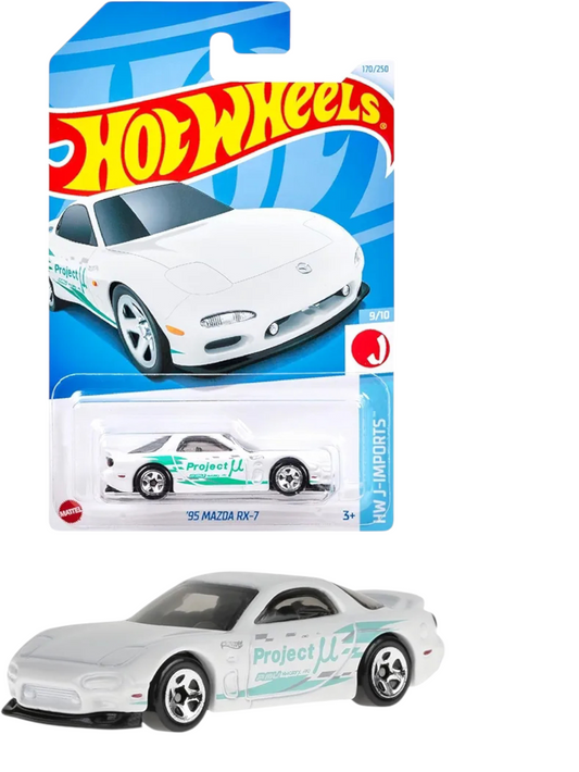 HotWheels '95 mazda rx-7 Imported Mainline 1:64 Scale HTC46-N7C5
