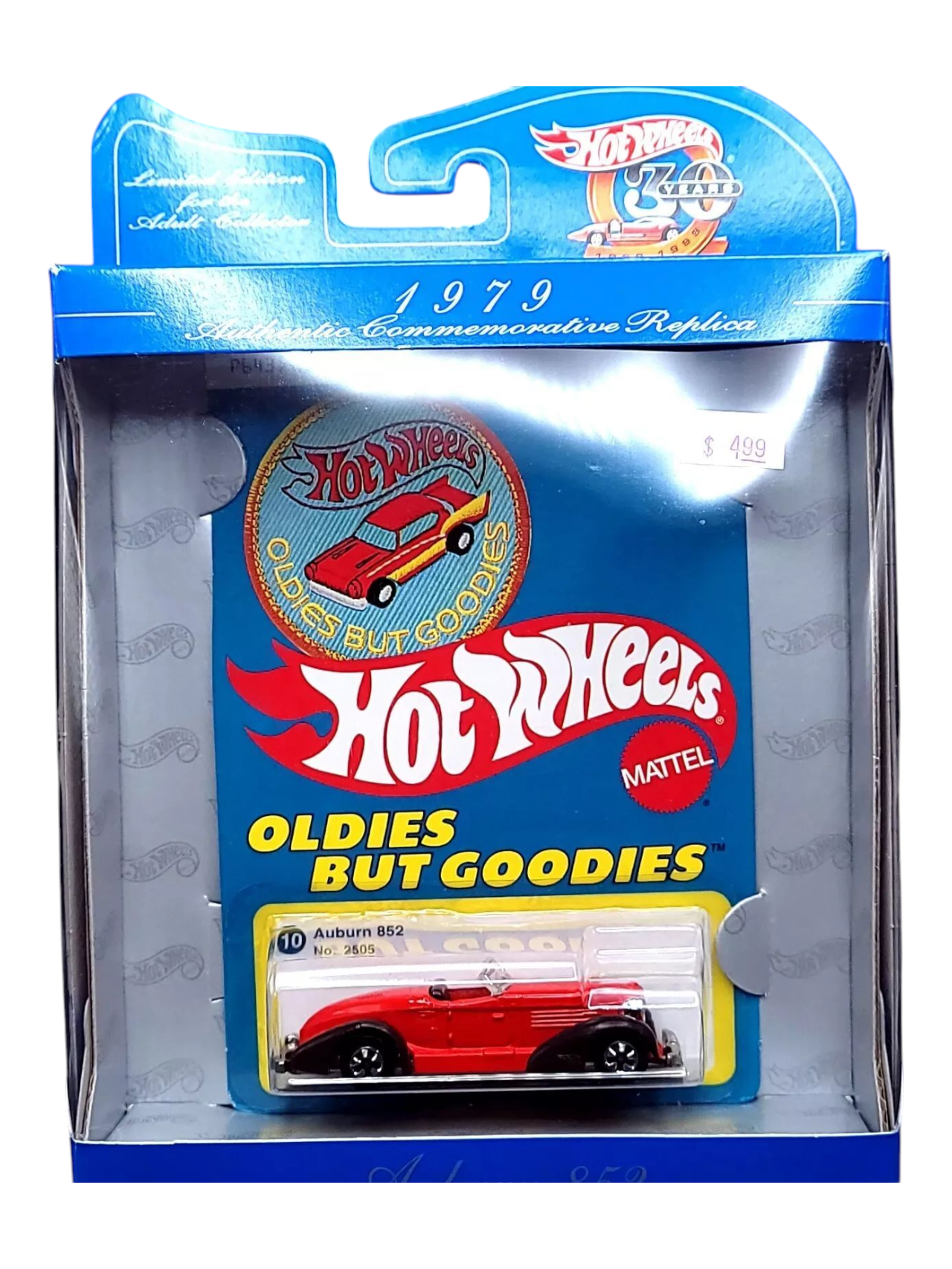 HotWheels 30th 1979 Anniversary Auburn 852 1:64 Scale (Blister Damaged)
