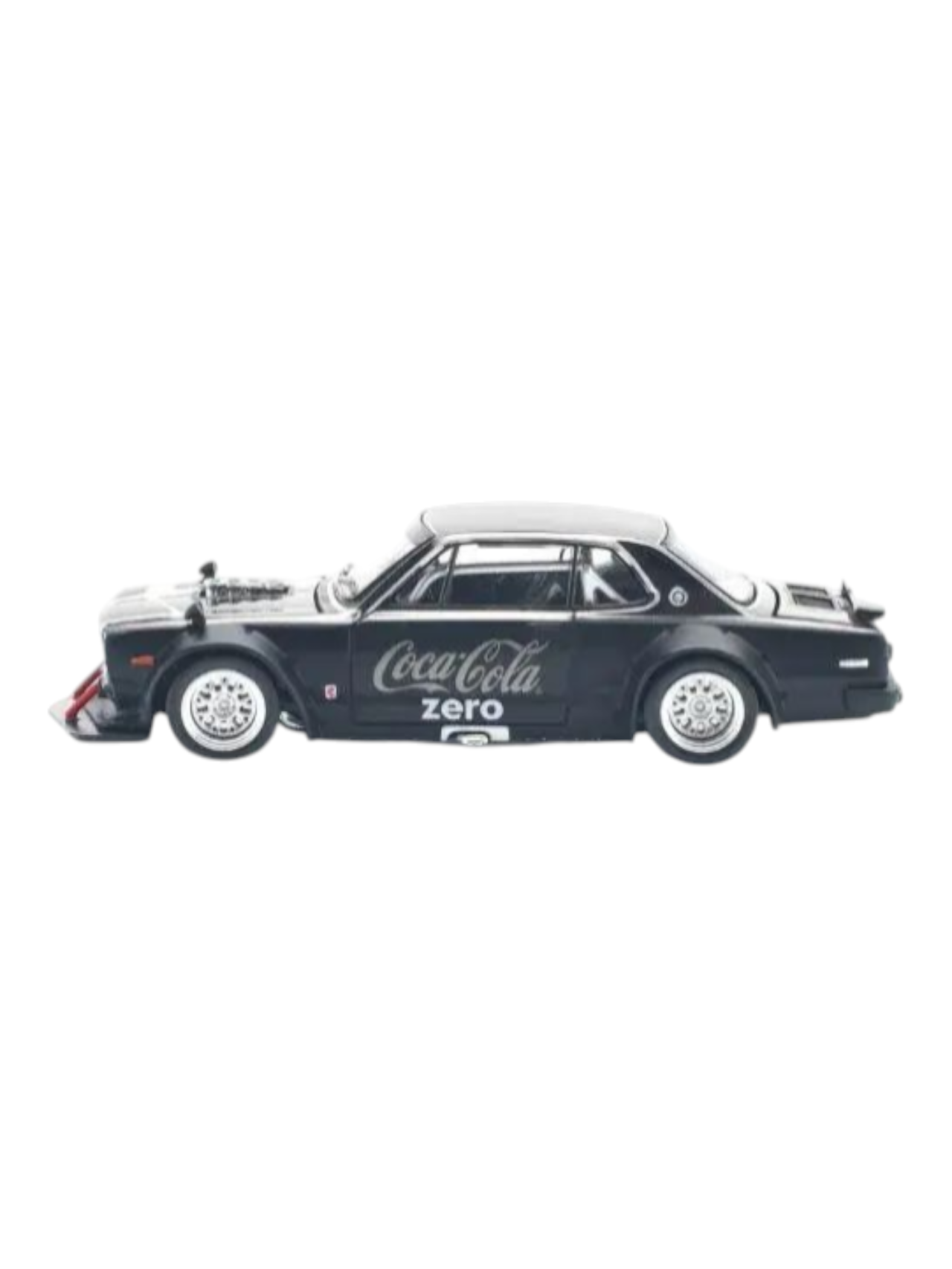 Pop Race PR64-144 Pop Race x Tiny Coca-Cola Skyline GT-R V8 Drift (Hakosuka) 1:64 Scale