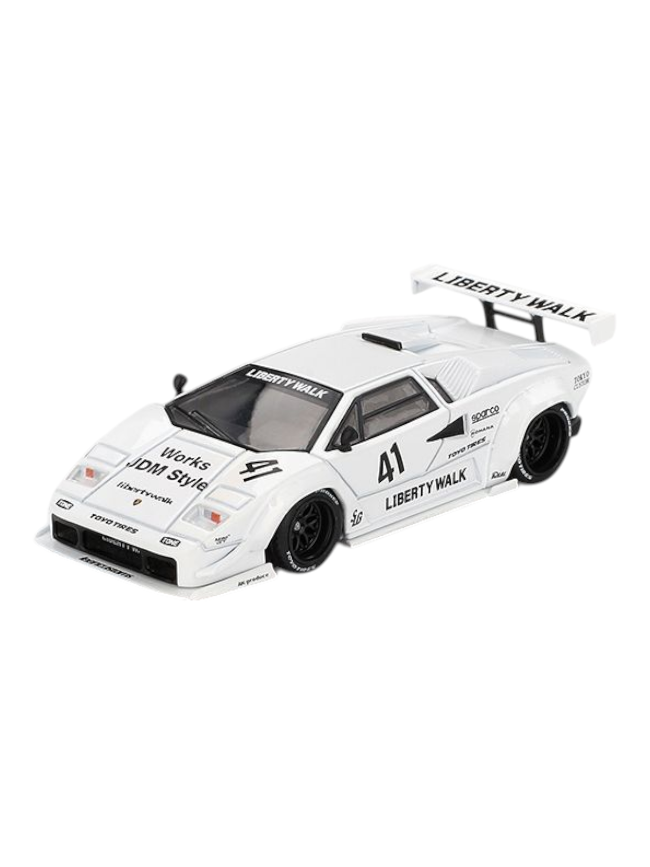 Mini GT Lamborghini Countach LB-Works (2024 Tokyo Auto Salon) 1:64 Scale
