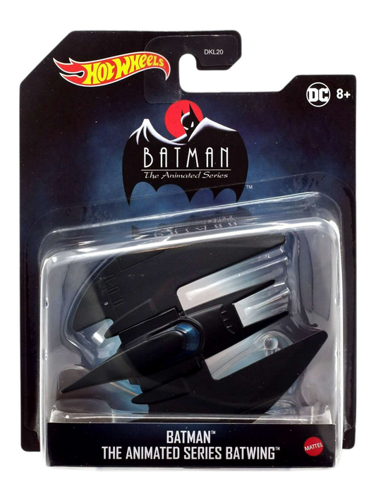 HotWheels Batman The Animated Series Batwing Imported Premium 1:50 Scale (Creased Card)