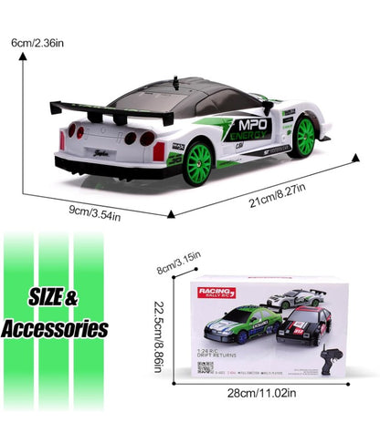 Racing Rally R/C 1:24 Drift Return 2.4GHz Remote Control Racing Car | Drift & Racing Function No.SC24A11-1