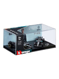 Bburago (18-58020R) Seasonal Livery-2025 Mercedes - Amg F1 W16 E Performance No.63 George Russell 1:64 Scale Diecast Model Acrylic
