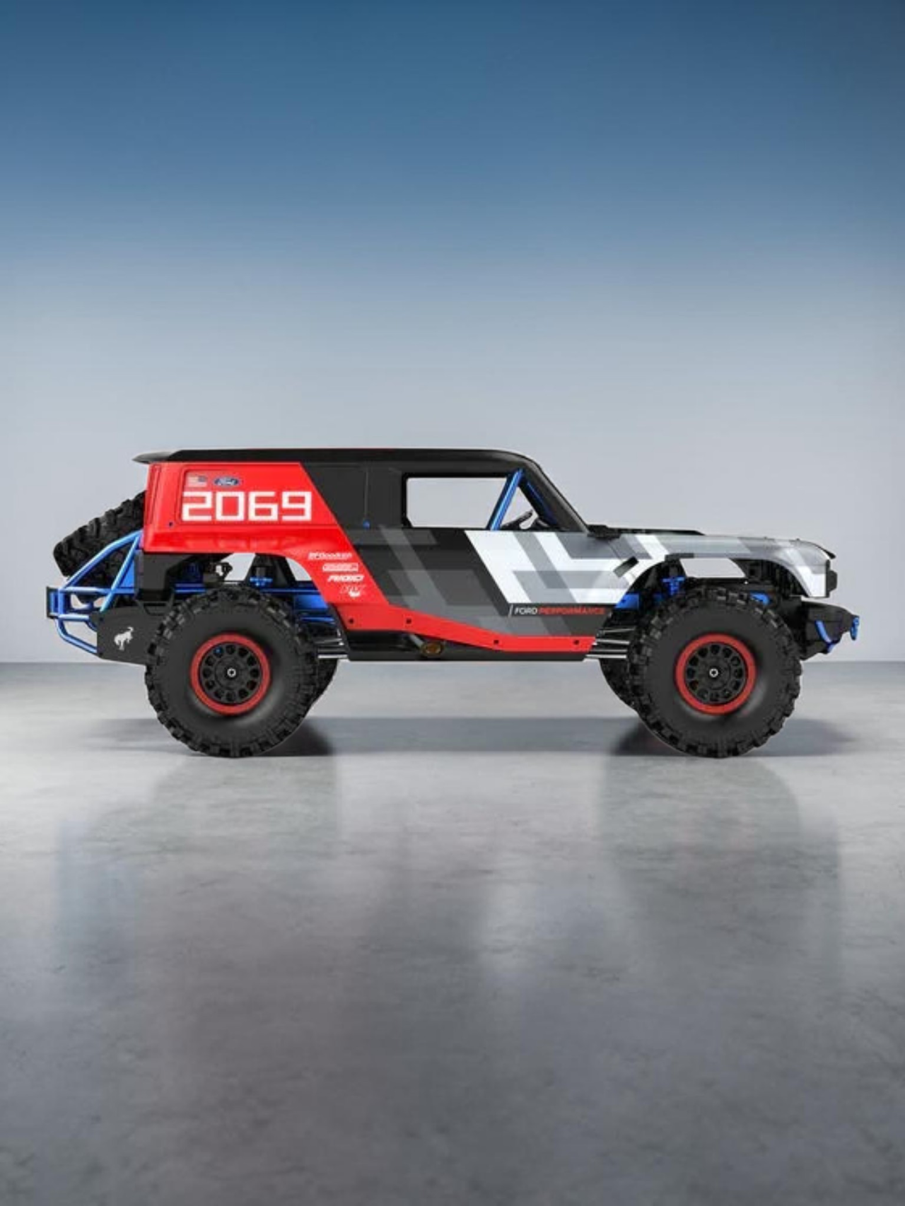 MJX H8p Ford Motor Company Bronco R Licensed 4WD RC Rock Crawler – Brushless Motor, 80A ESC, High-Speed Off-Road Remote Control Vehicle Imported 1:8 Scale