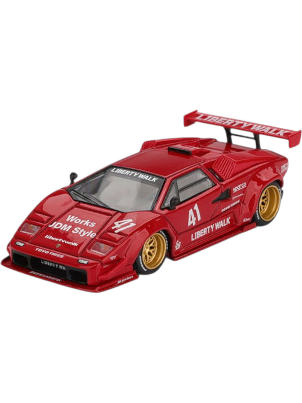 Mini GT #1100: Lamborghini Countach LB-WORKS Red 1:64 Scale