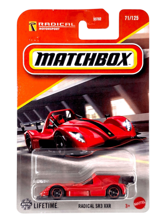 Matchbox Radical SR3 XXR Imported Mainline 1:64 Scale