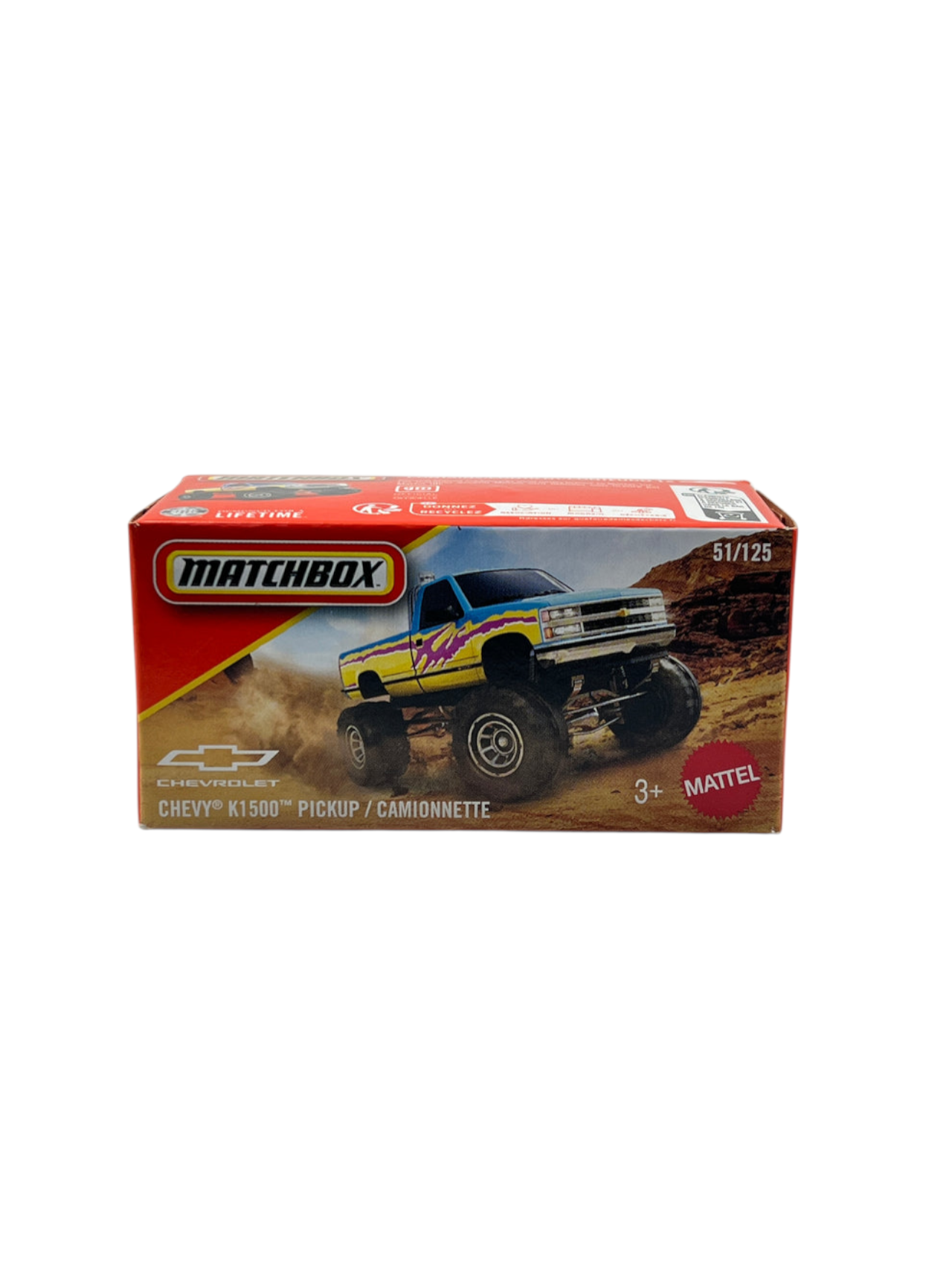 Matchbox Chevy K1500 Pickup / Camionnette No 51 Mainline 1:64 Scale