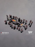 Mini GT #0014: Oracle Red Bull Racing RB19 #1 Max Verstappen 2023 F1 2023 Japanese Grand Prix Pit Crew Set 1:64 Scale