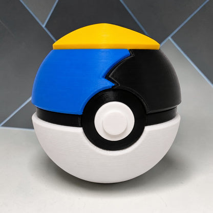 Pokemon Premium Ultra pokéball Replica | 3D Printed Collectible Storage Container