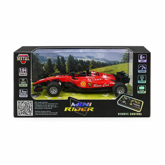 Trasped Mini Ric Car Speed Regulating Alloy Model Car RC Lightning, Battery Imported 1:64 Scale Remote Control Car