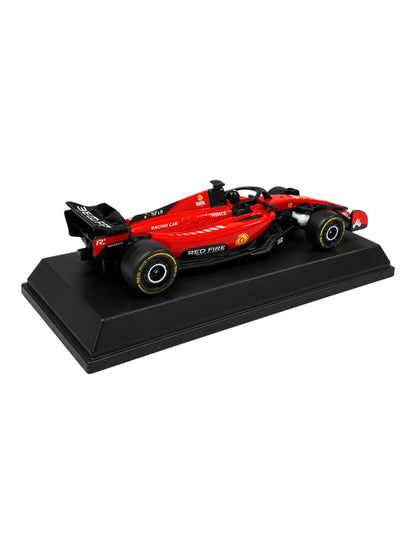 MOKA 1:64 Scale RC  Racing Car with Remote Control | 2.4GHz Rechargeable Racing Car | Black and Red Edition