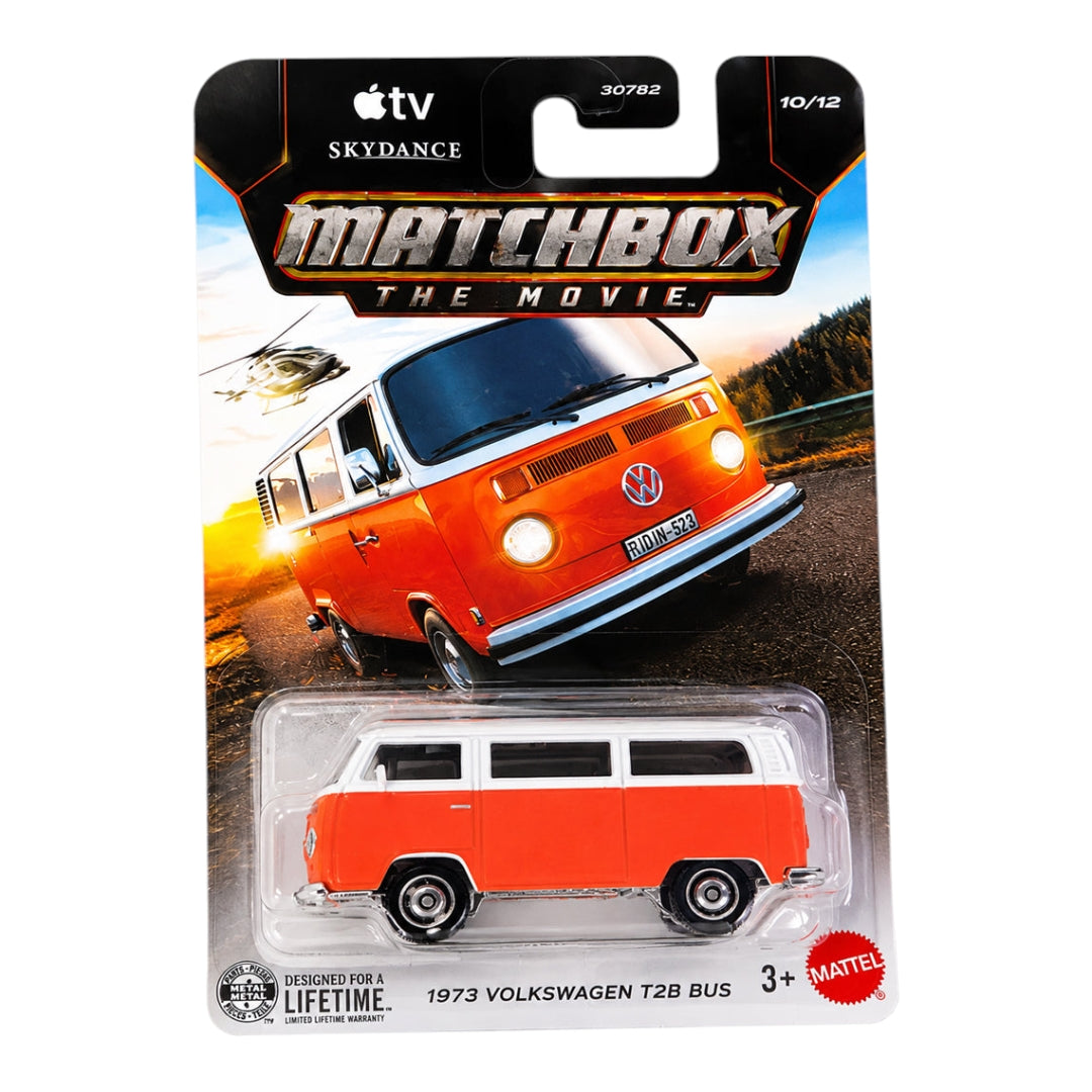 MatchBox the movie 1973 Volkswagen t2b bus imported mainline 1:64 Scale