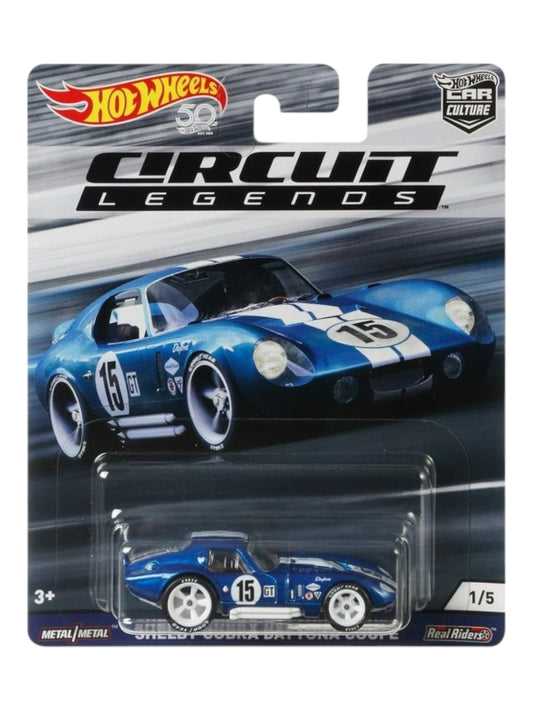 Hotwheels circuit legends Shelby cobra Daytona coupe imported premium 1:64 Scale